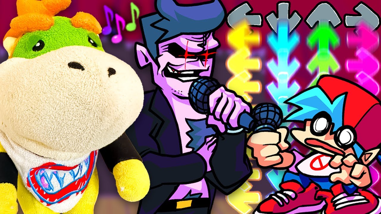 Баузер-младший играет Пятничная ночь фанкин (Friday Night Funkin)