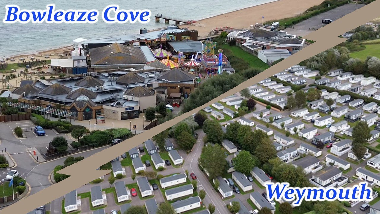 Bowleaze Cove Weymouth From the Air | Full Drone Fly Over | Close up of the Caravan Park