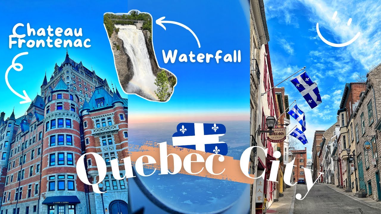TRAVEL VLOG | Let's visit Quebec City and Montmorency Falls