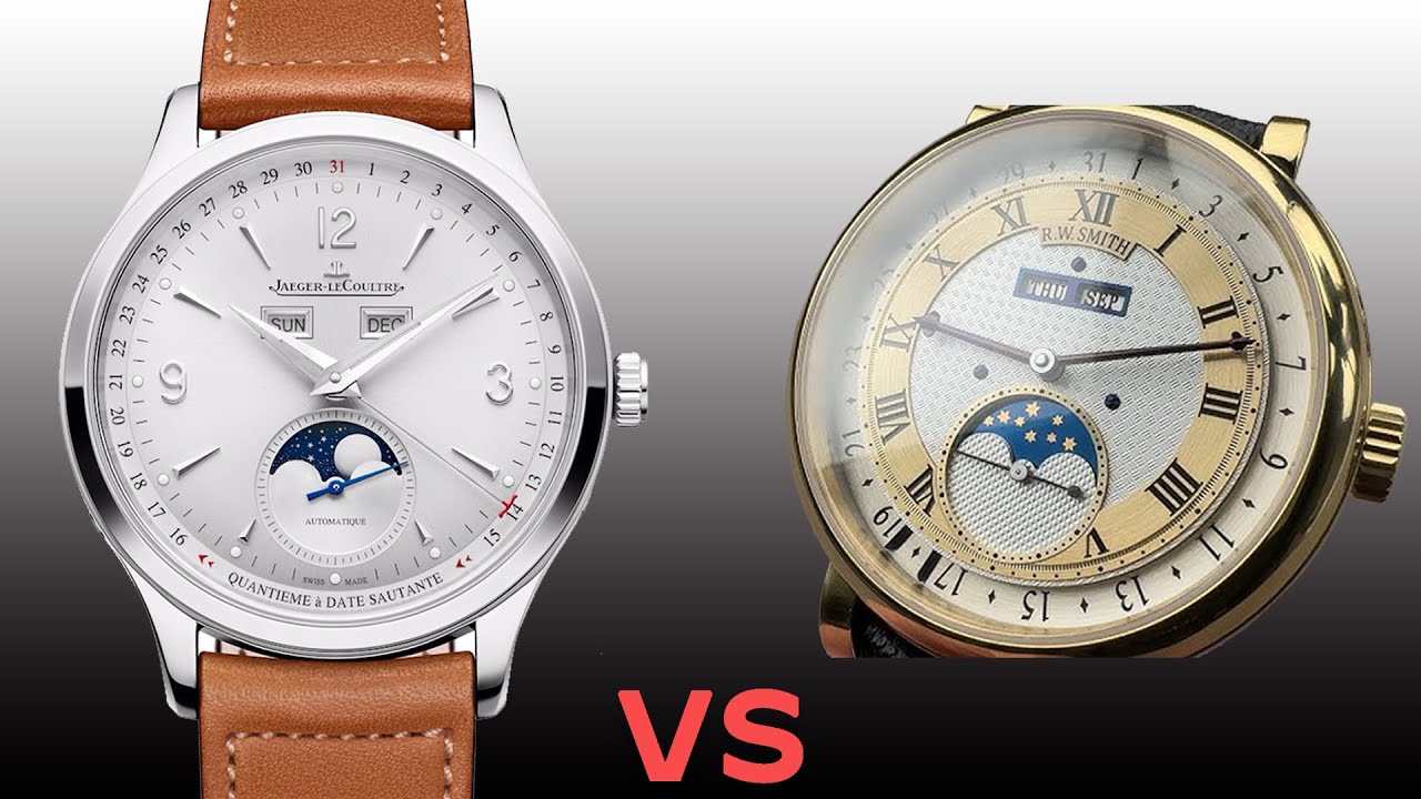 $900,000 Watch vs $12,000 Watch Jaeger-LeCoultre Master Control Calendar vs Roger W Smith Series 4