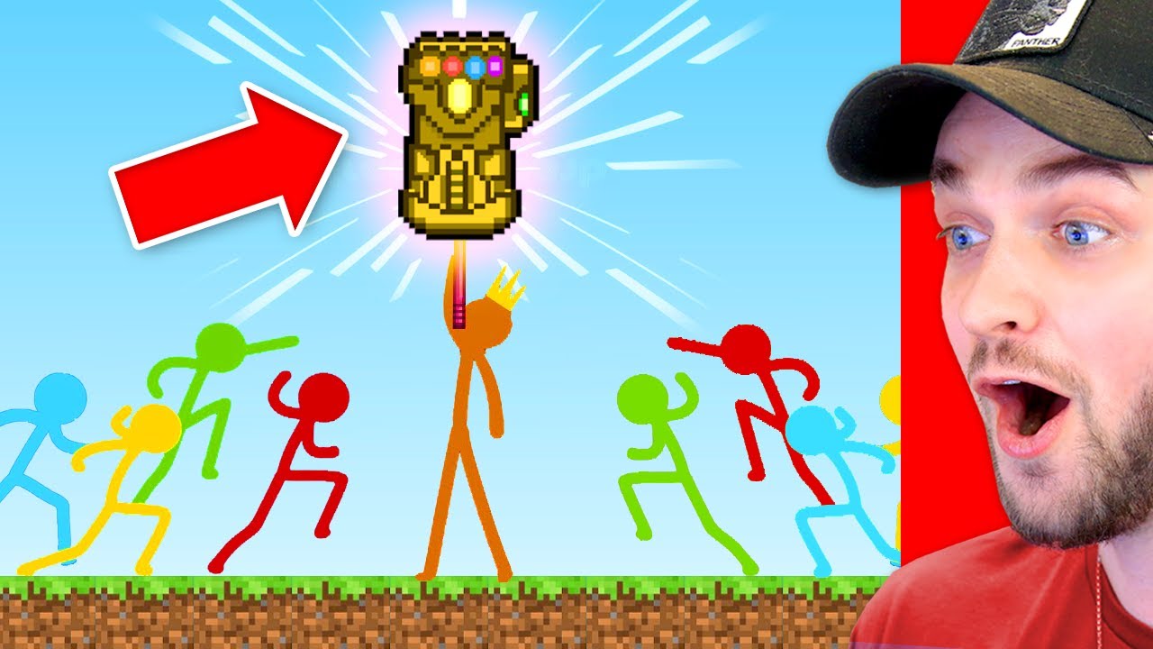 Most *EPIC* STICK FIGHT Minecraft ANIMATIONS! (THANOS STAFF)