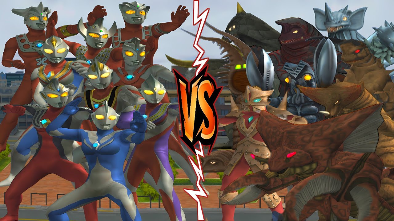 ウルトラマン COSMOS VS REICUBAS, ULTRAMAN JUSTICE VS ACE KILLER, TIGA VS GOMORA, GAIA VS BALTAN #ウルトラマン