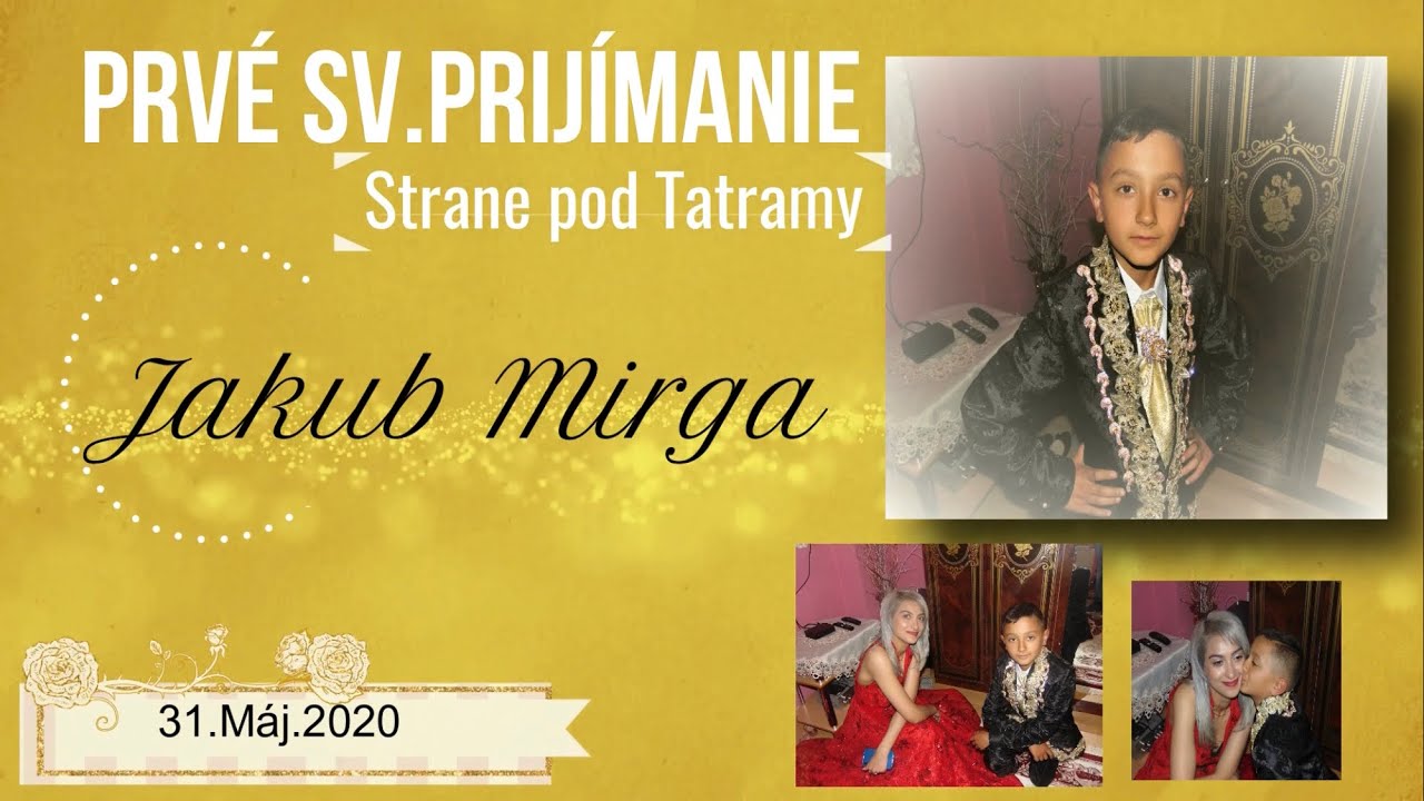 Jakub Mirga-1.sv.prijímanie-Strane pod Tatramy-31.05.2020
