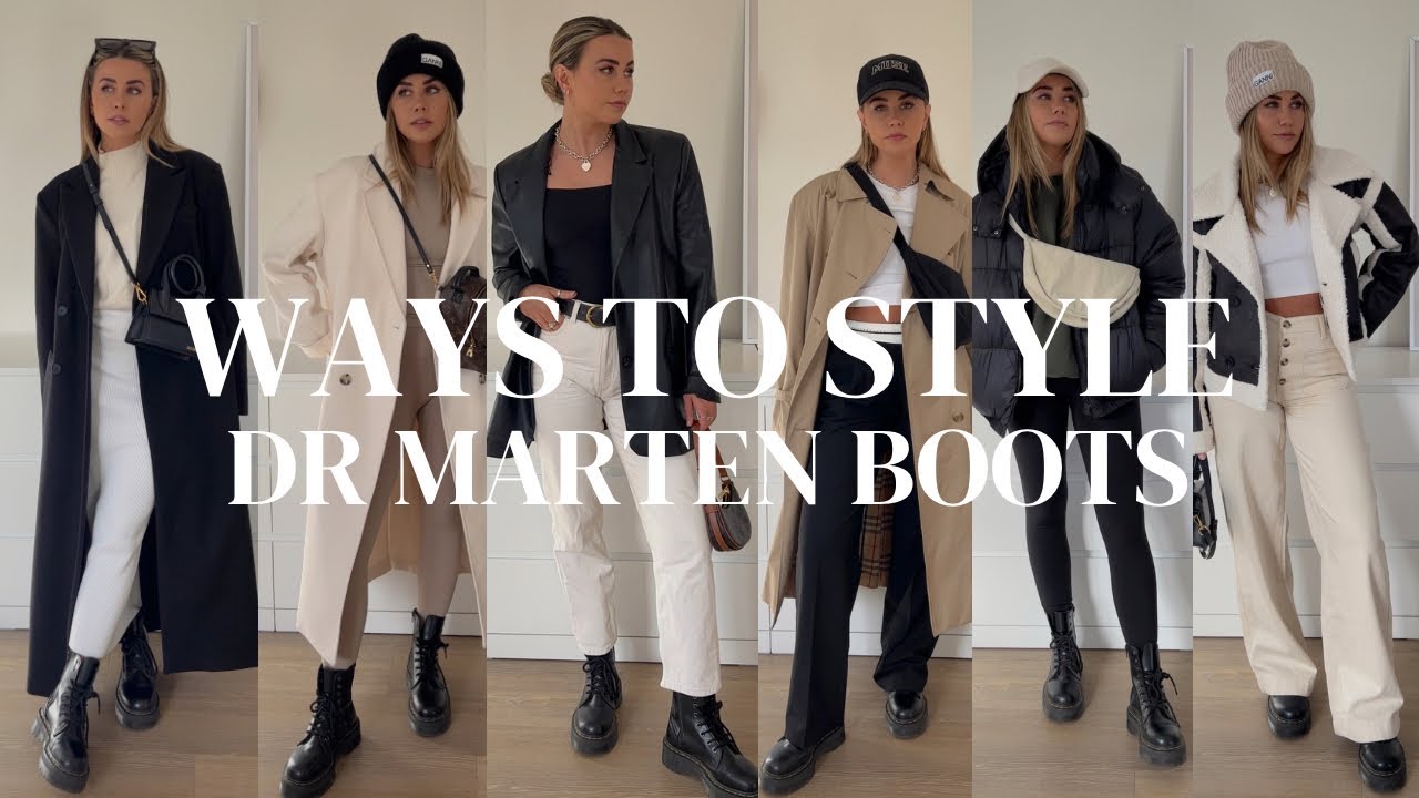 WAYS TO STYLE DR MARTEN JADON BOOTS FOR WINTER/SPRING | chunky boots outfit ideas