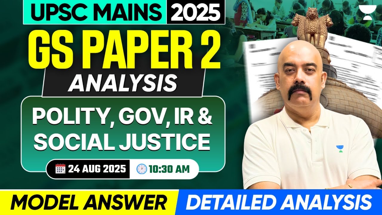UPSC Mains 2025 GS Paper 2 LIVE Analysis | Detailed Answer & Review by Dr Sidharth Arora