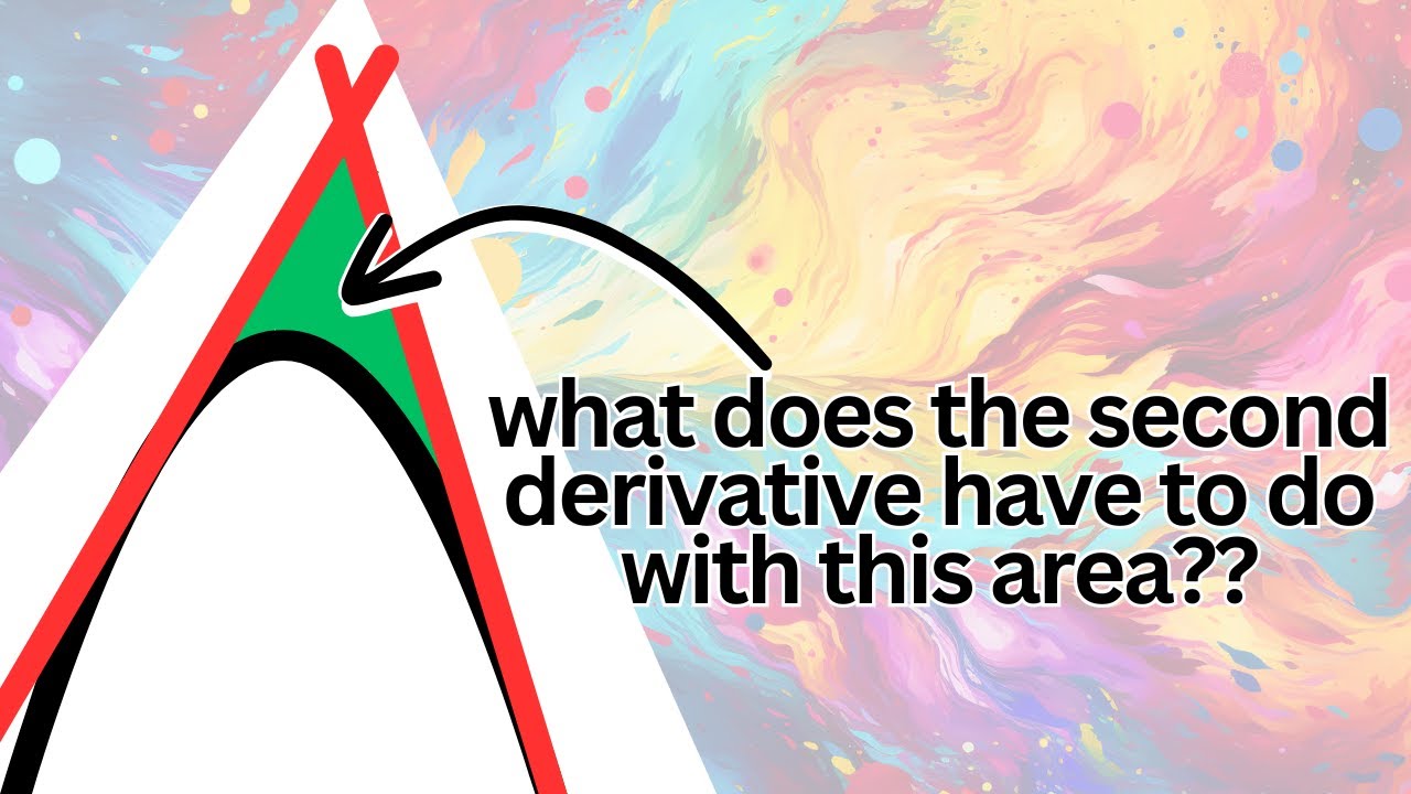 What does the second derivative have to do with area??