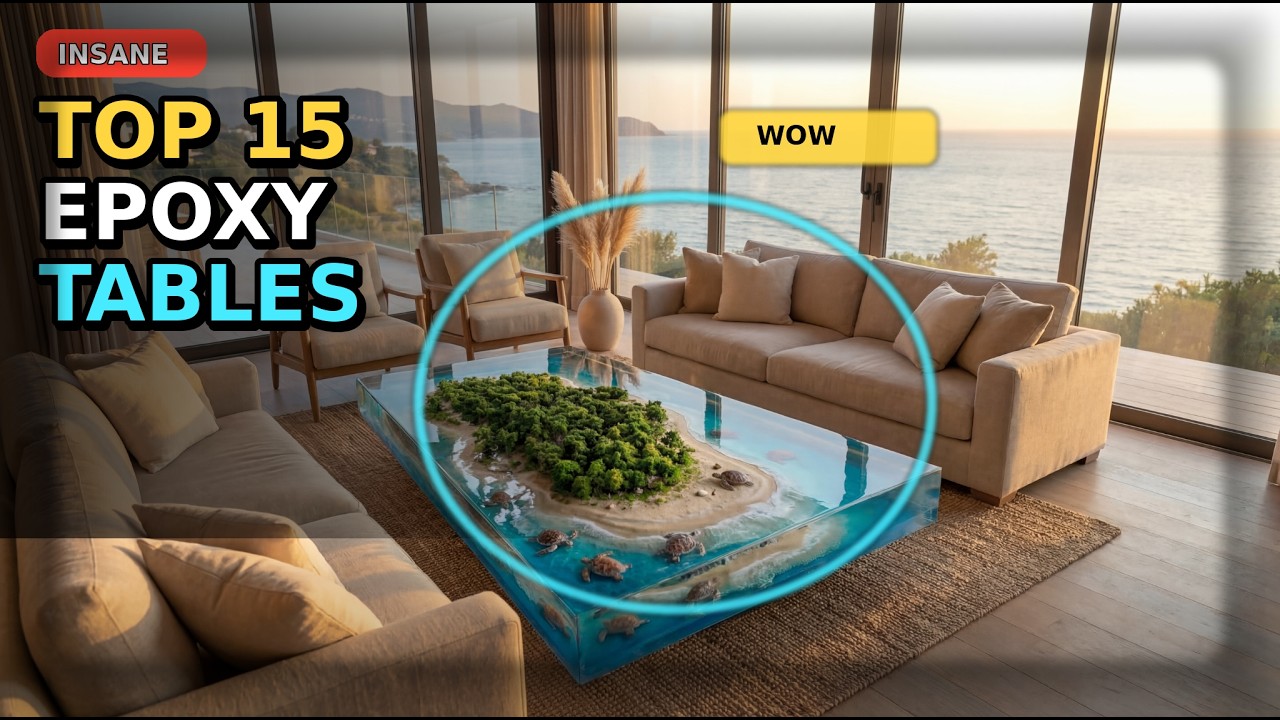 Top 15 Epoxy Tables That Broke the Internet 🔥 (Insane Finishes)