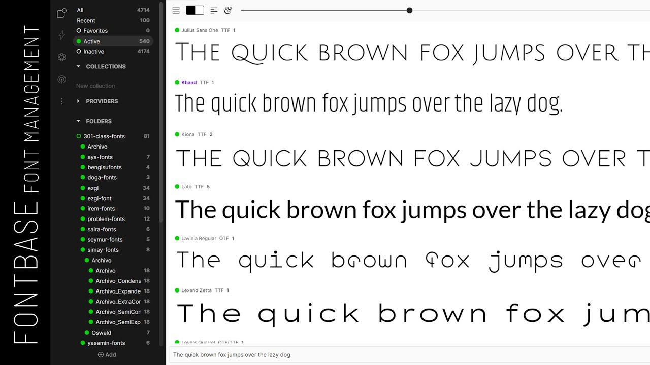 FontBase Font management app tutorial