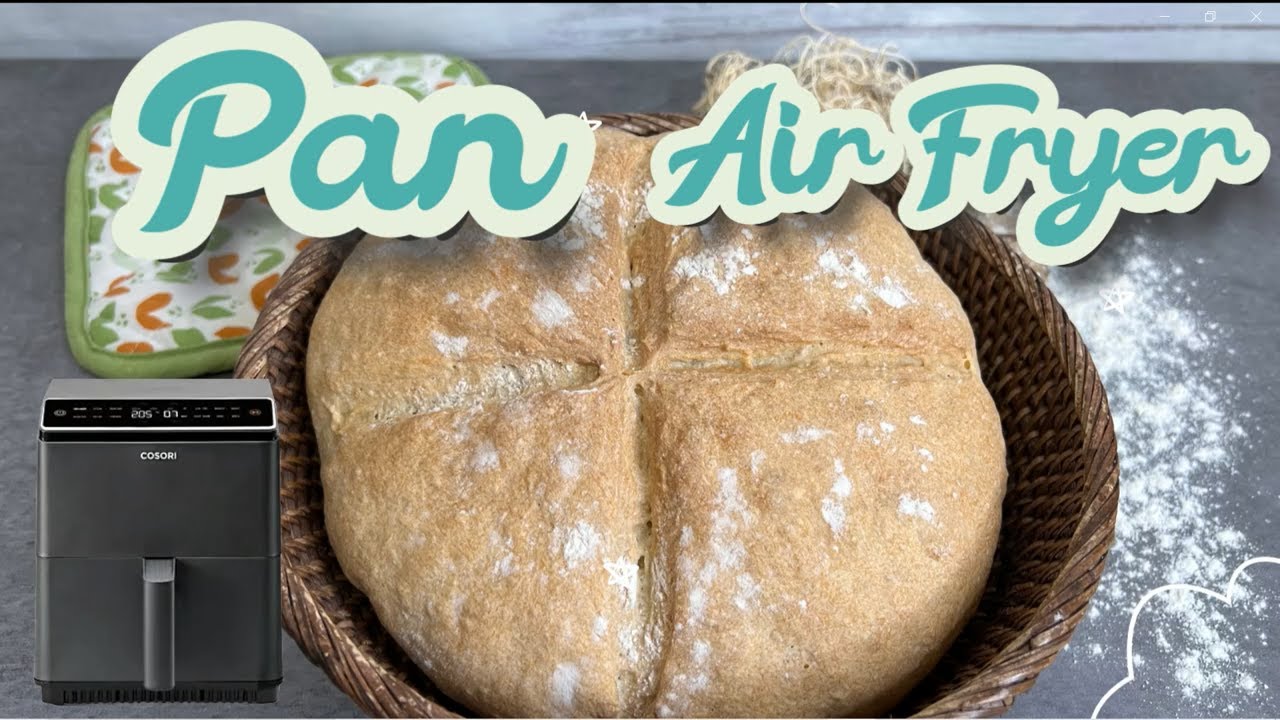 😀 PAN CASERO EN FREIDORA DE AIRE 👩‍🍳🥰🥖, receta completa del pan tradicional para triunfar en tu casa