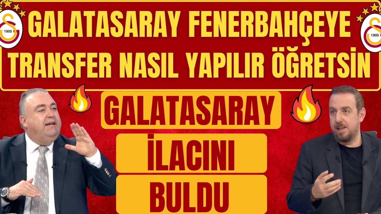 GALATASARAY FENERBAHÇE'YE DERS VEERİYOR