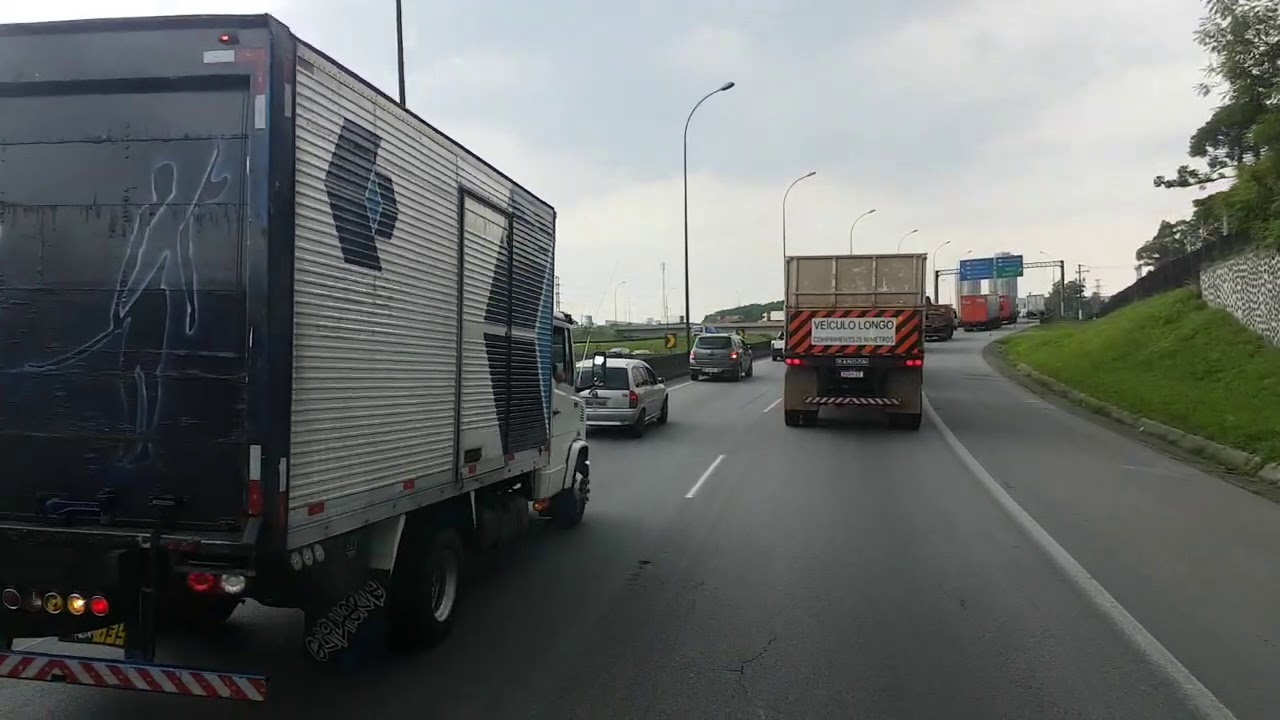 Saindo da Régis Bittencourt , acessando o Rodoanel .