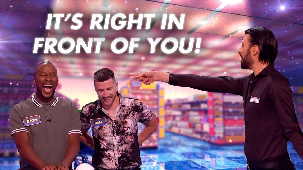 IT'S RIGHT IN FRONT OF YOU! Our shopper misses out by a second | Supermarket Sweep 2020
