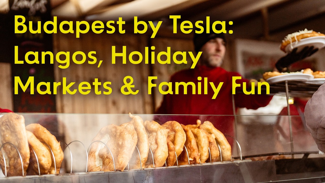 Tesla Model Y Journey: Ice Skating, Langos & Festive Budapest