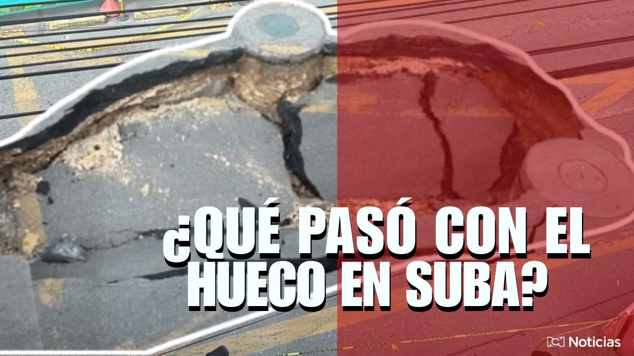 El cráter que apareció en Suba sigue creciendo: así está hoy el enorme hueco