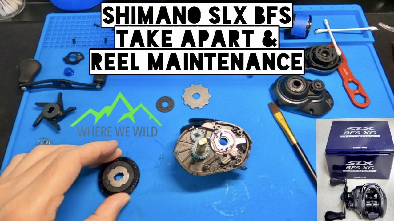 SHIMANO SLX BFS - Take Apart & Reel Maintenance - in ENGLISH