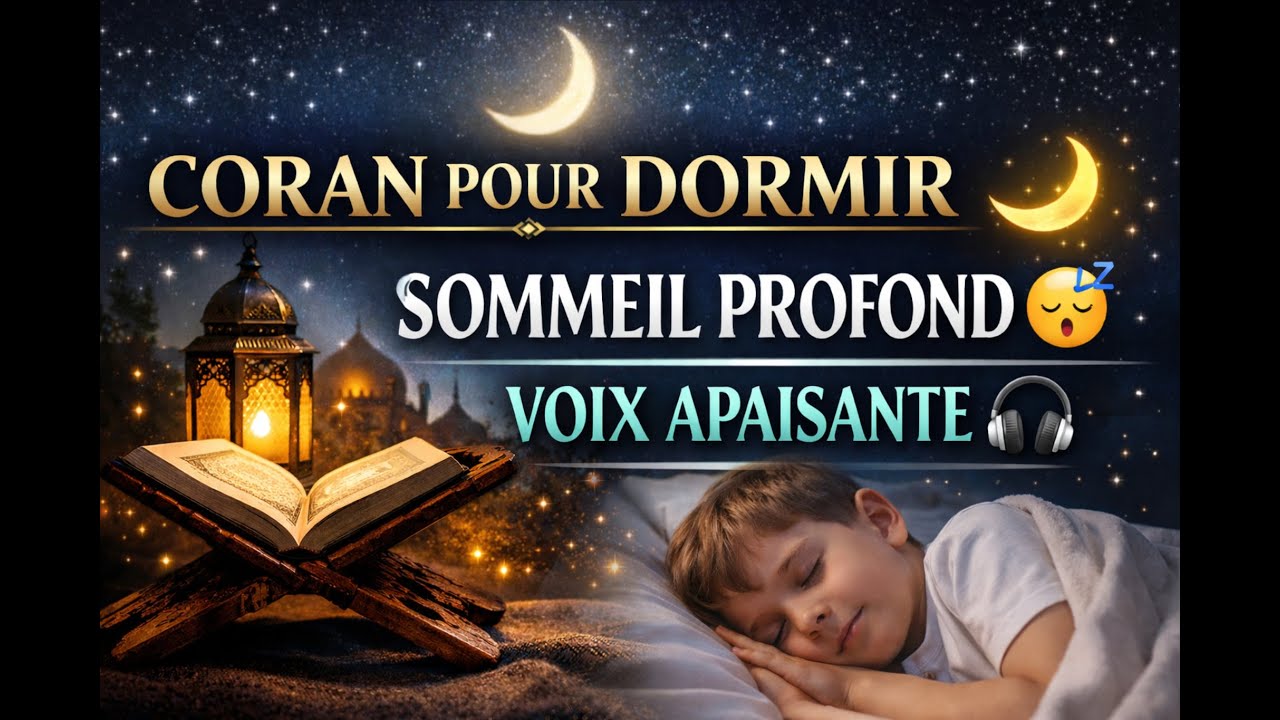 Sommeil profond avec le Coran 🌙 | Récitation douce & paix intérieure