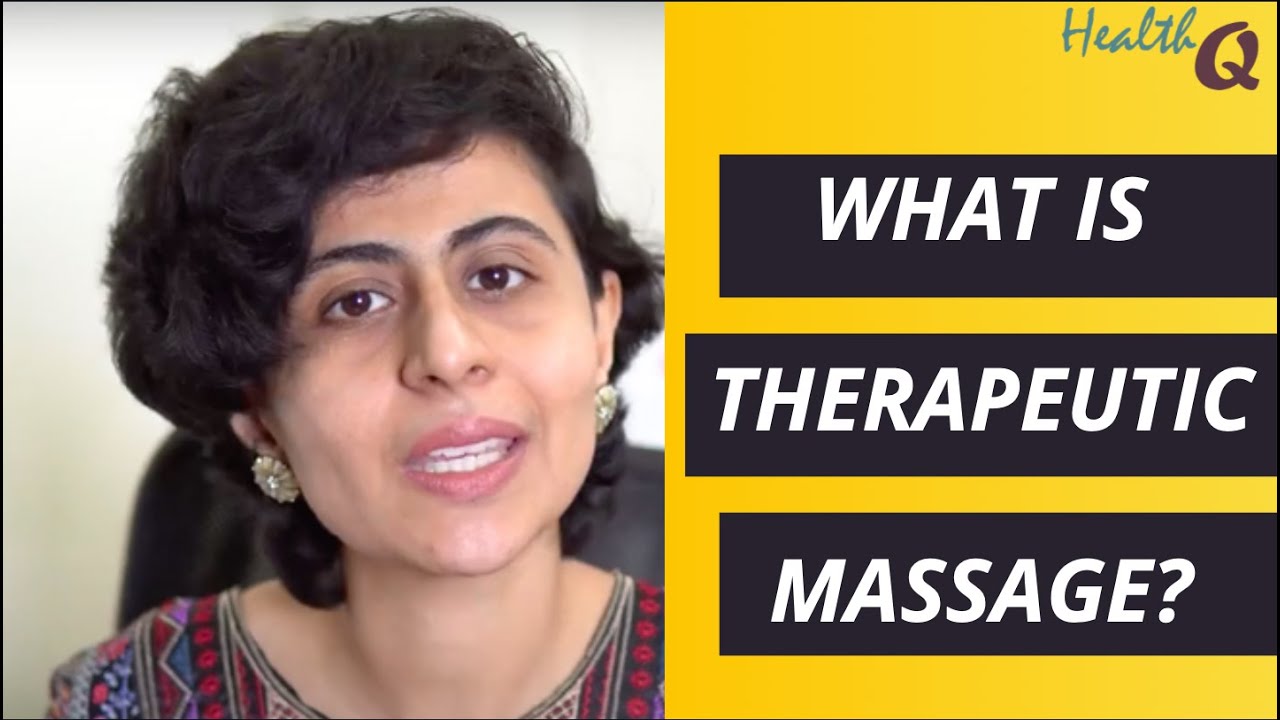 What is therapeutic massage?