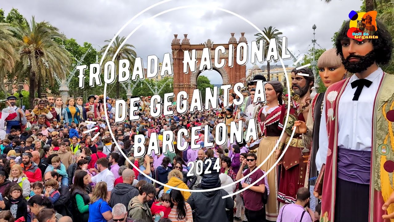 Trobada Nacional de Gegants 2024 Barcelona - Cercavila Parc Ciutadella