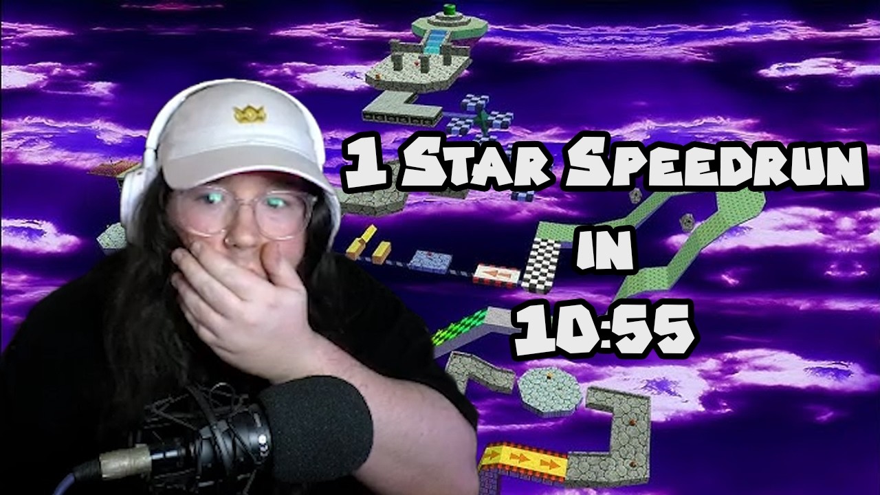 Super Mario 64 - 1 Star Speedrun in 10:55 (Current PB)