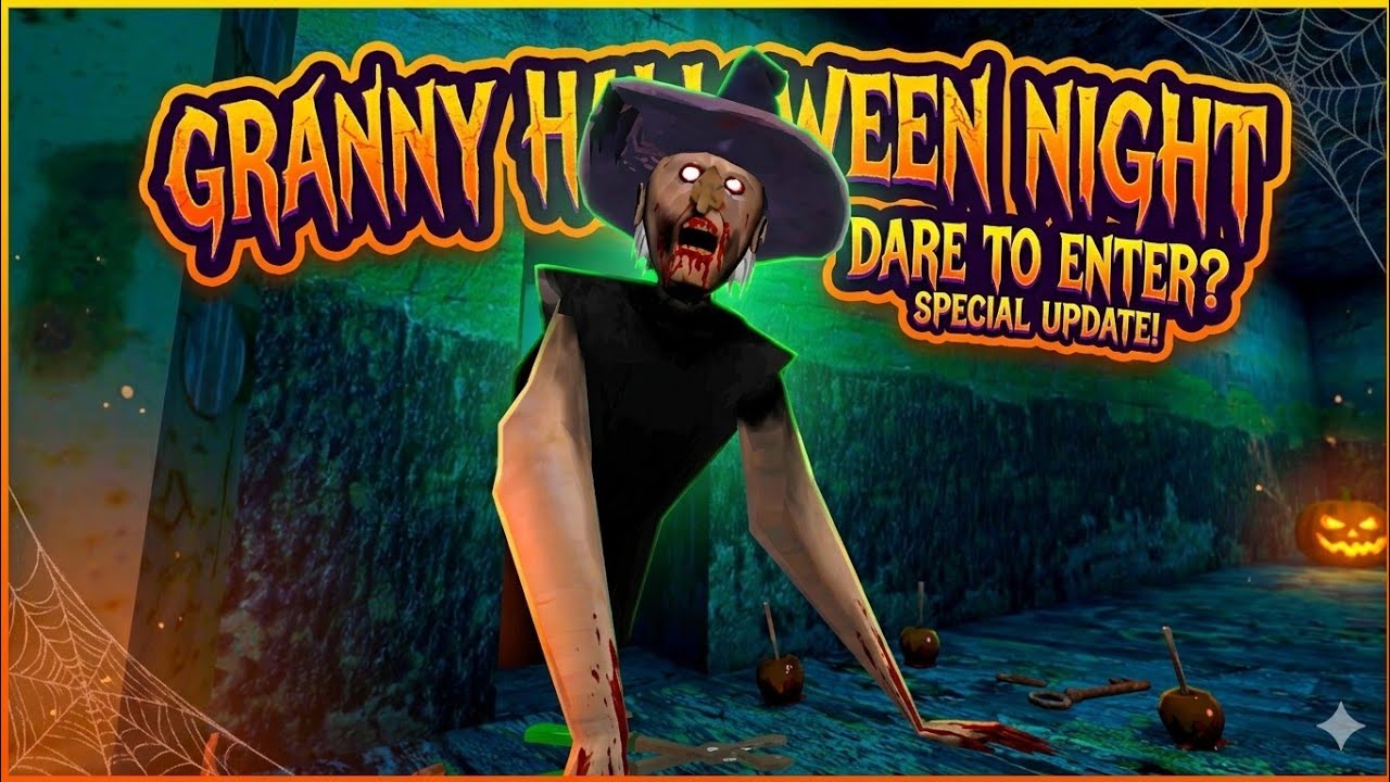 Granny Game Horror Escape Gameplay | Granny Halloween Theme Added 