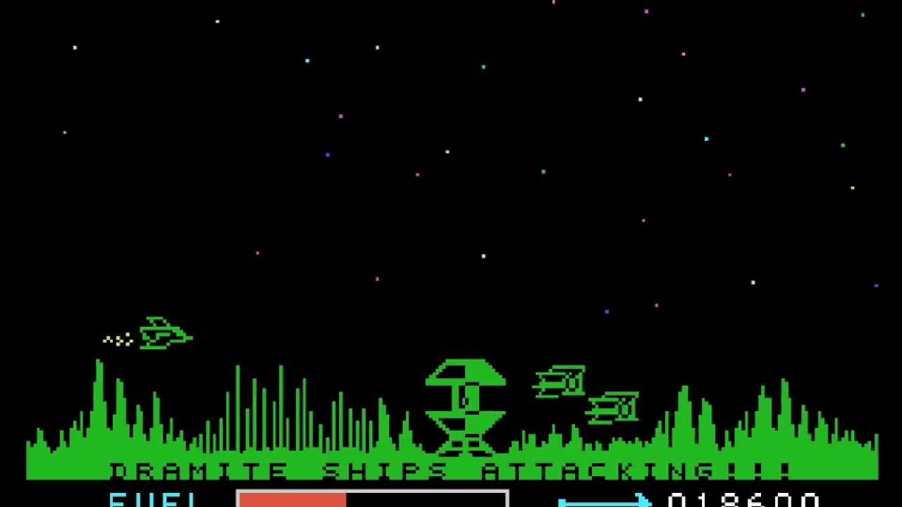 Parsec (TI-99/4A) - Gameplay Until Killer Satellites (Recording Test)