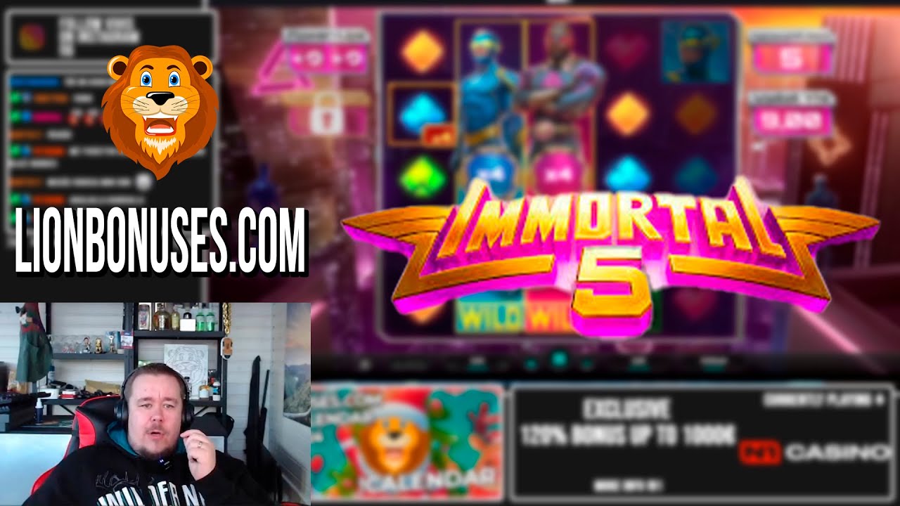 IMMORTAL 5 ★ MASSIVE WIN FROM NEW RELAX GAME ★ VIHISLOTS TWITCH STREAM
