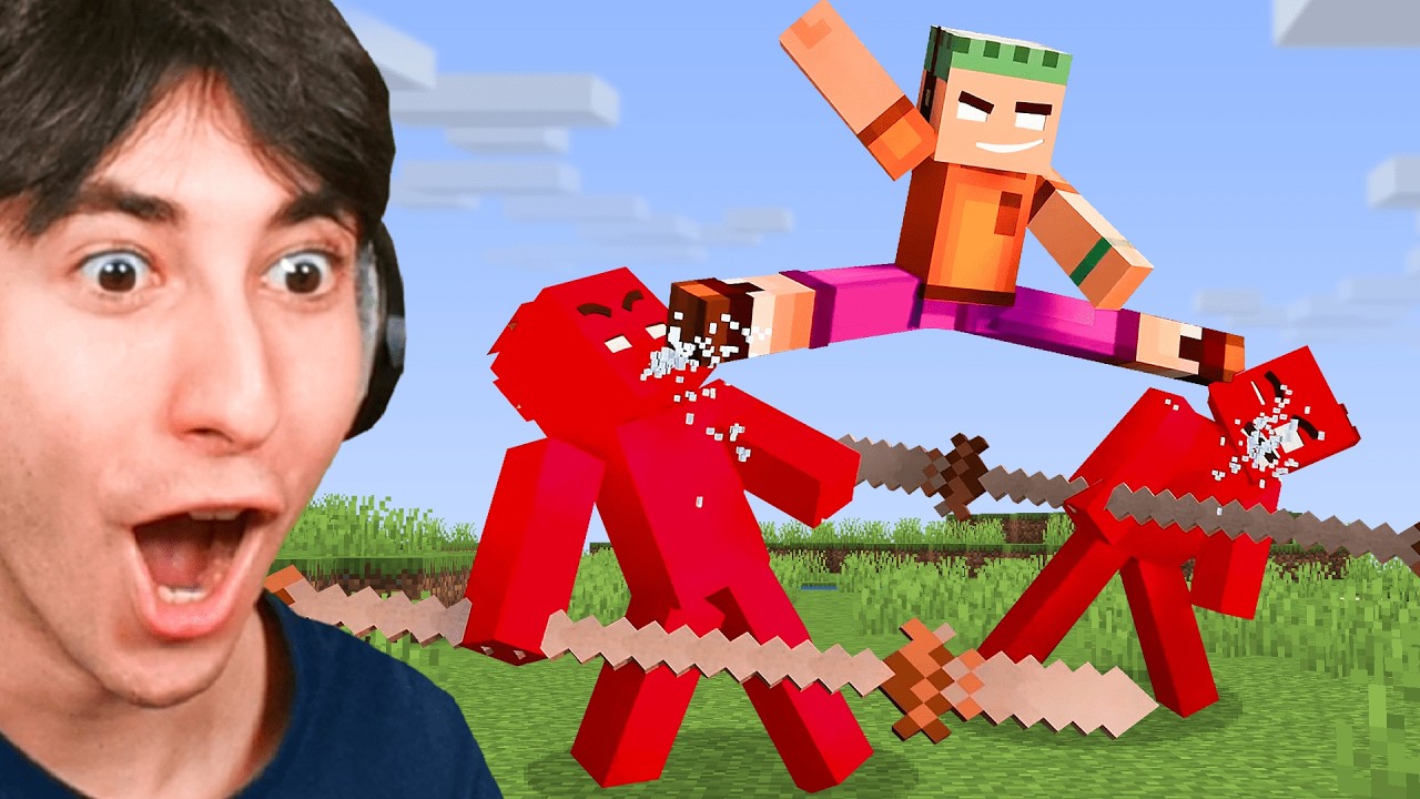 I Found Minecraft's Best BATTLE Animation!