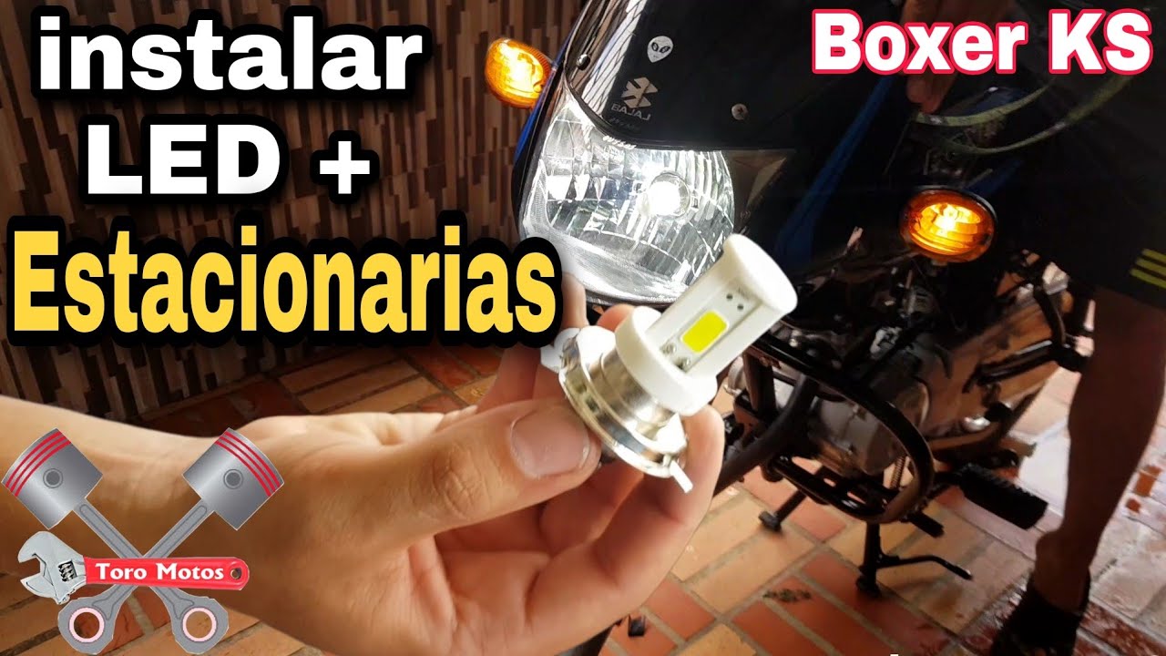 💡 Como Instalar un BOMBILLO LED para Moto
