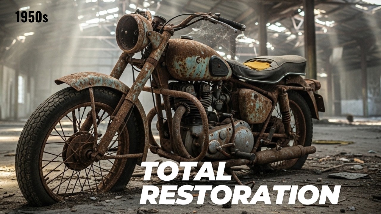 75 Years Old Bike Gets a New Life  1950s Vintage Restoration