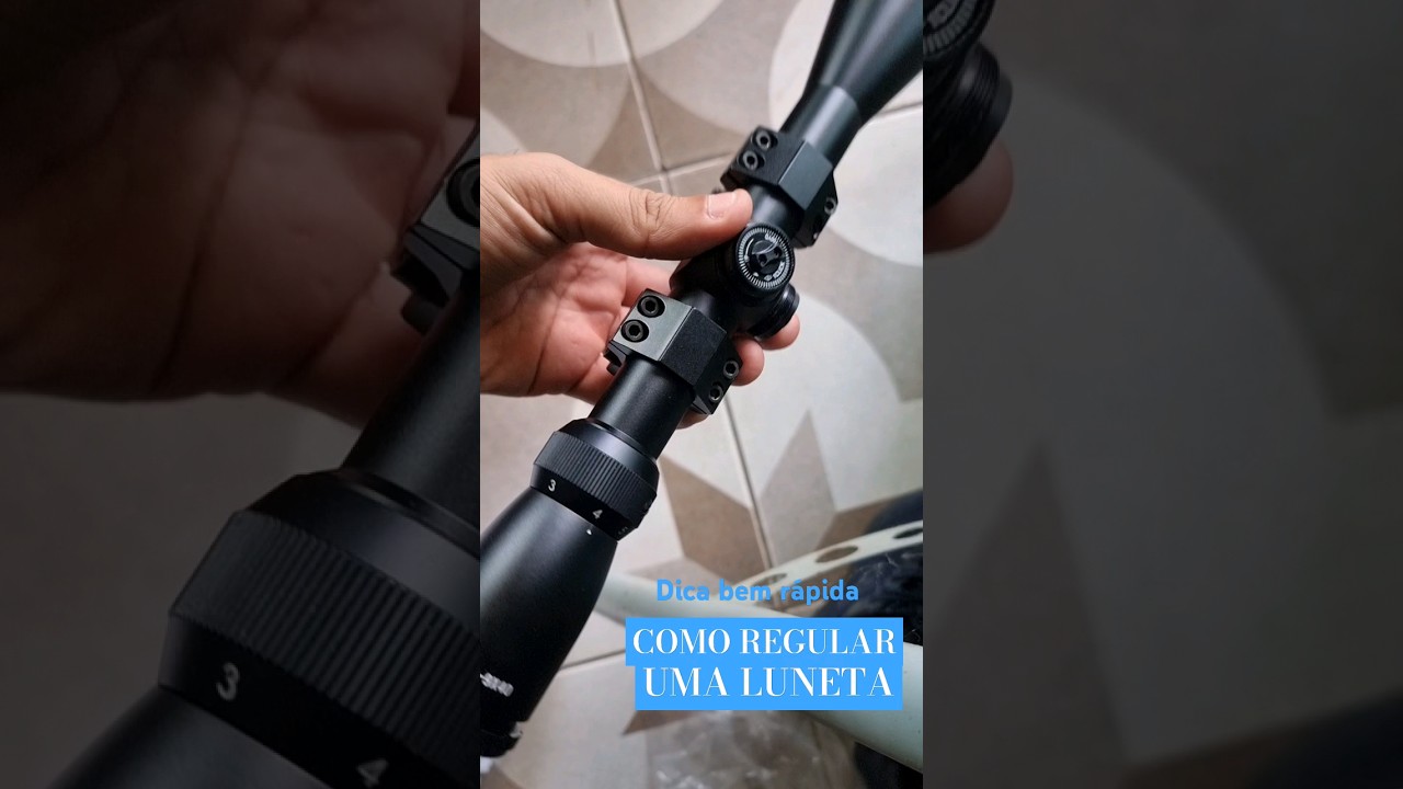 COMO REGULAR UMA LUNETA (Dica r&aacute;pida)