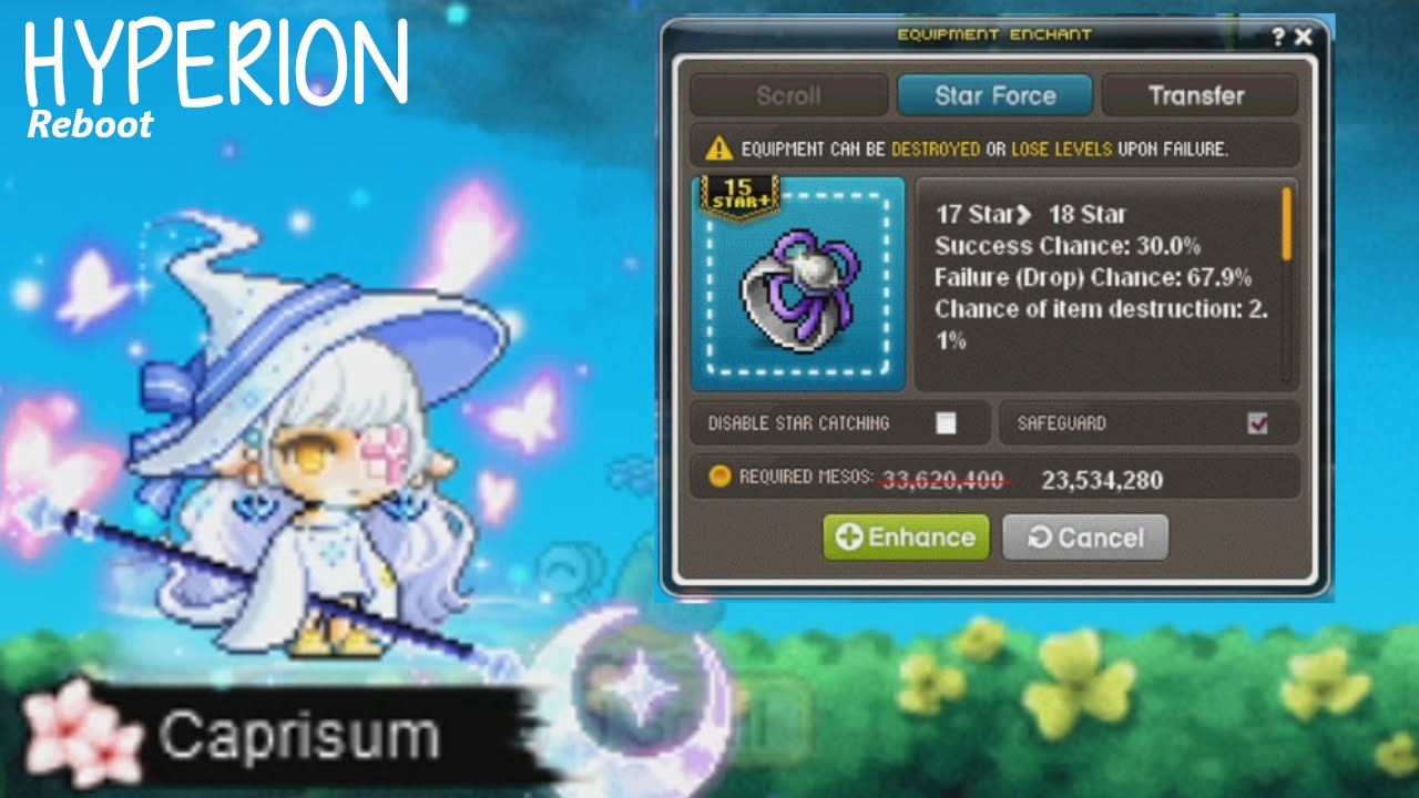 Caprisum's first SSF event | Maplestory Hyperion