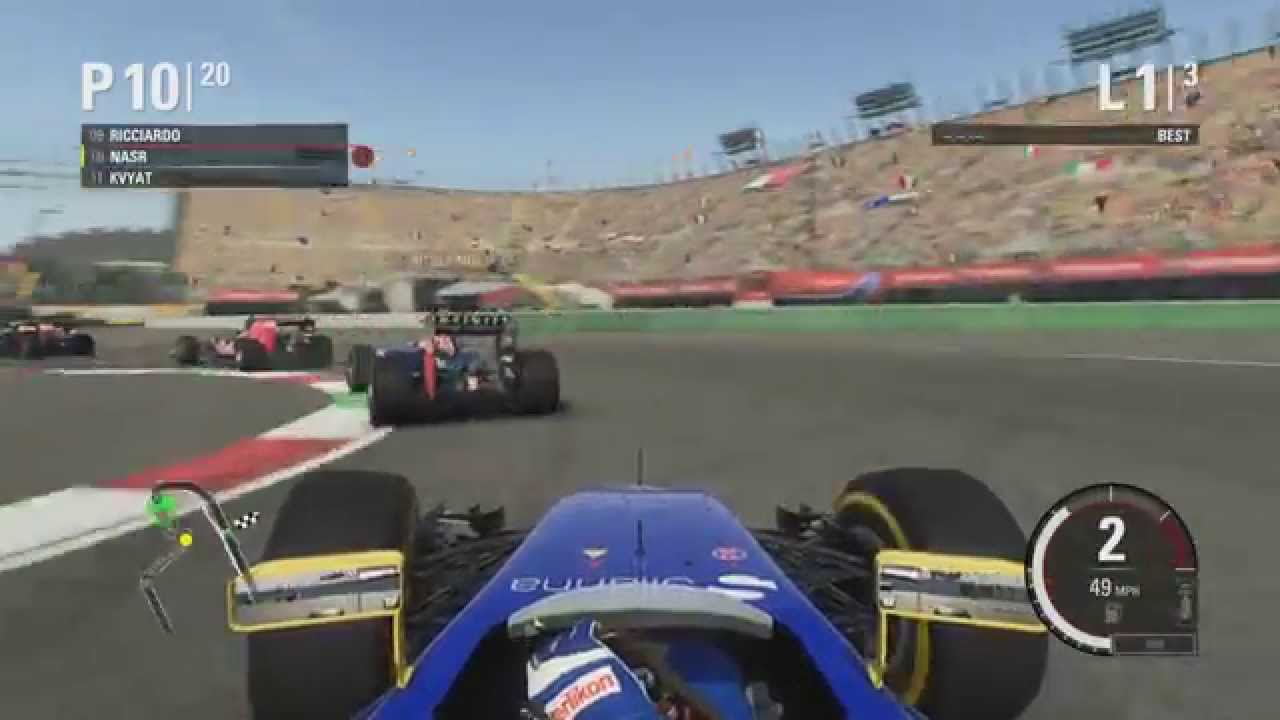 F1 2015 Gameplay - CRAZY MEXICO RACE!