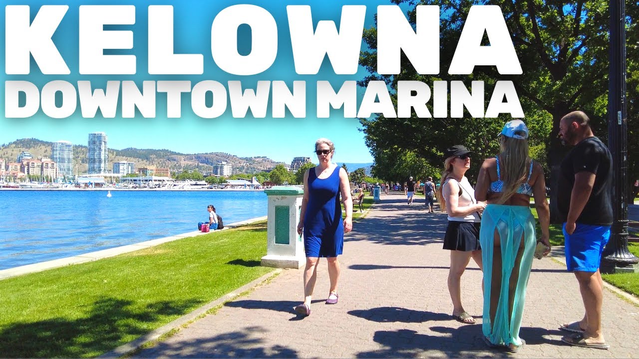 Kelowna Downtown Marina Walking Tour | Kelowna British Columbia