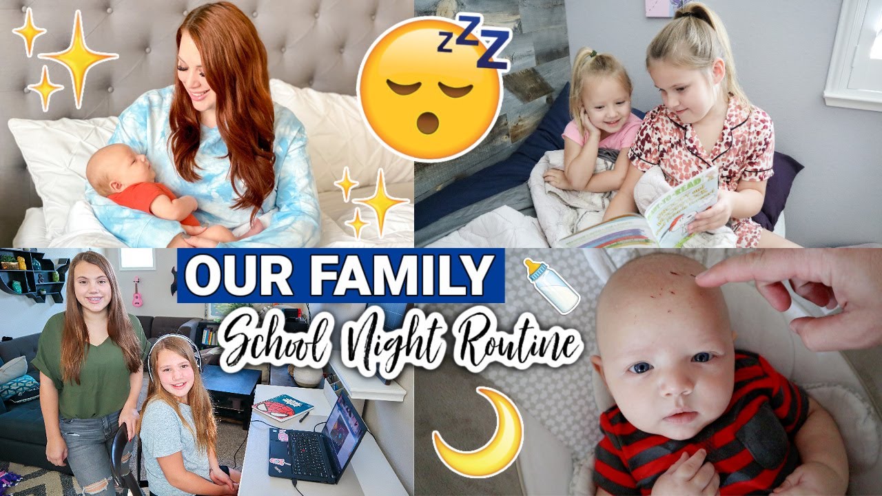 OUR BACK TO SCHOOL NIGHT ROUTINE!