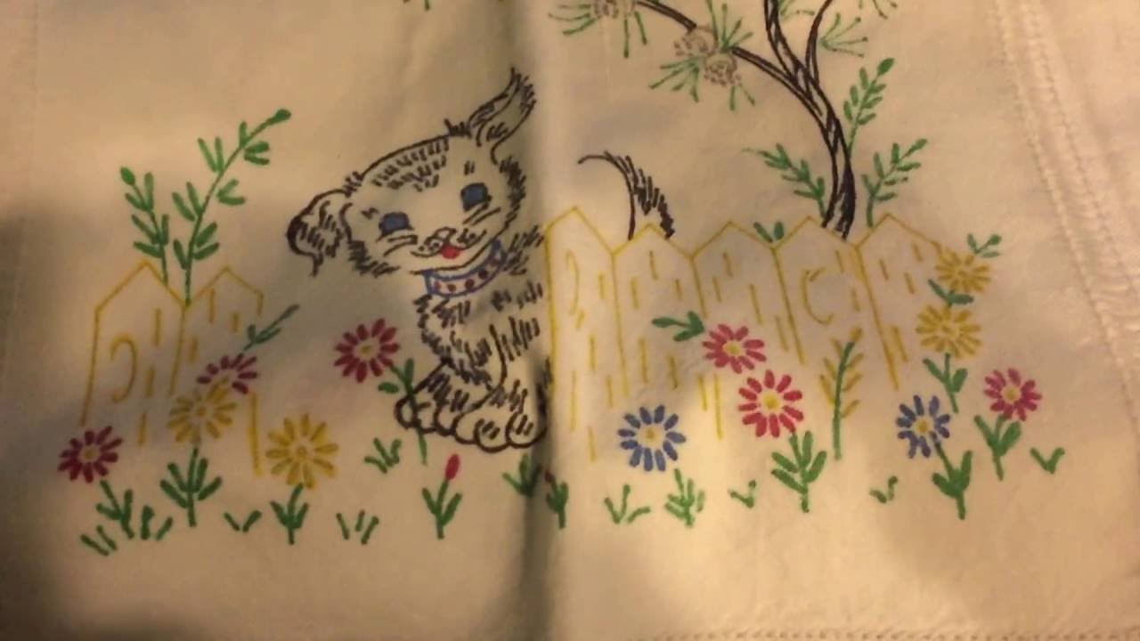 Garage Sale Haul #7 HUGE Amount of Vintage Linens