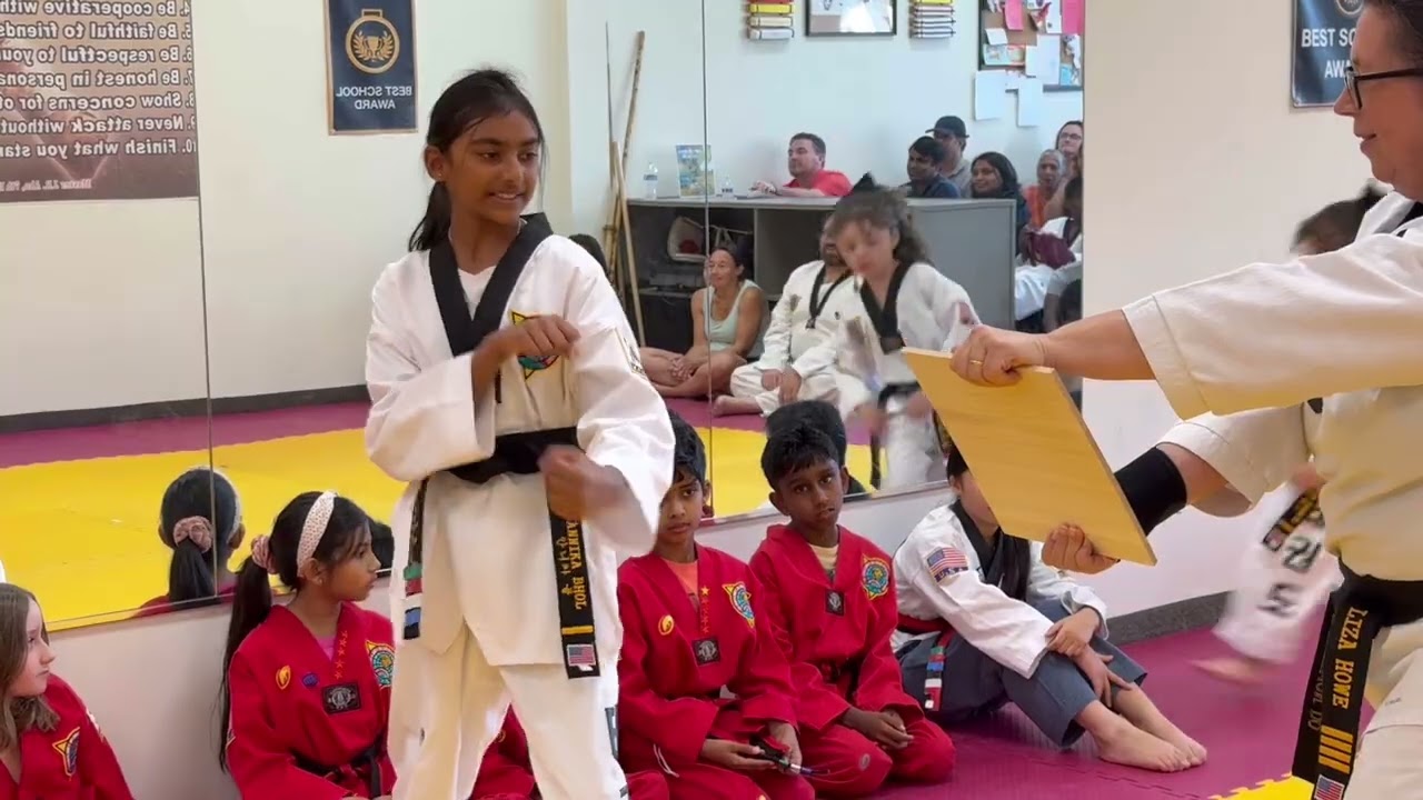Ahn’s Taekwondo. 19th belt promotion test. Lawrenceville, New Jersey 🇺🇸🥋