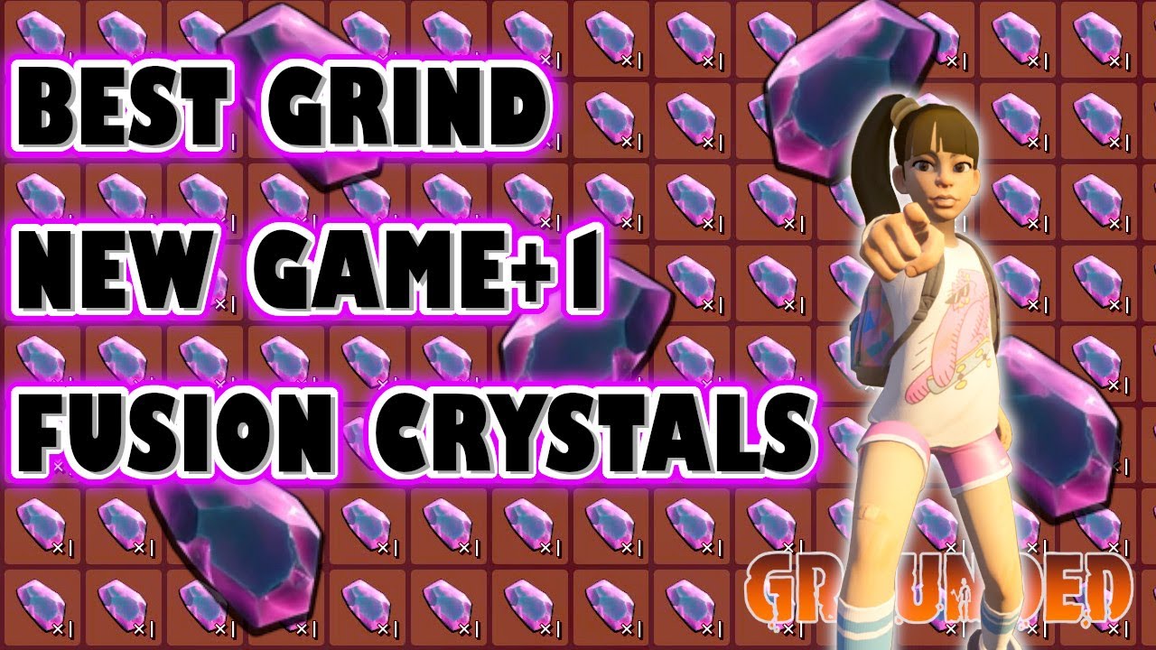 Лучший способ измельчить кристаллы слияния NG+1 | #grounded #groundedupdate #grounded2024 #ground...