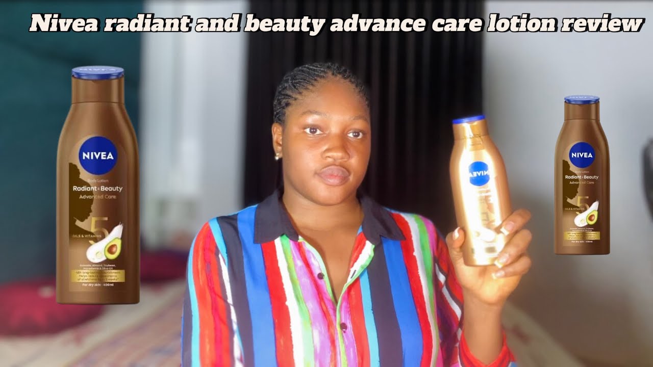 Nivea radiant and beauty advanced care lotion review|new brightening Nivea lotion fordry skin #nivea