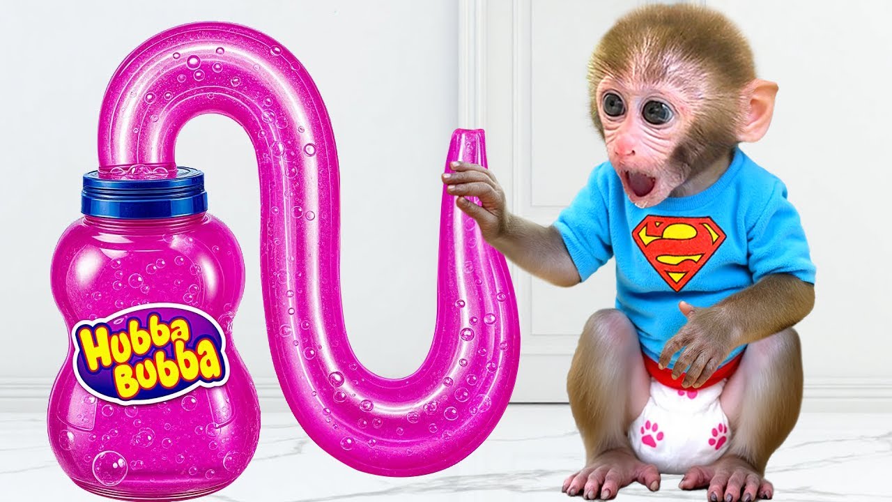 Monkey Baby Bon Bon gets sucked into the plant & zombie game and defeats the zombie horde