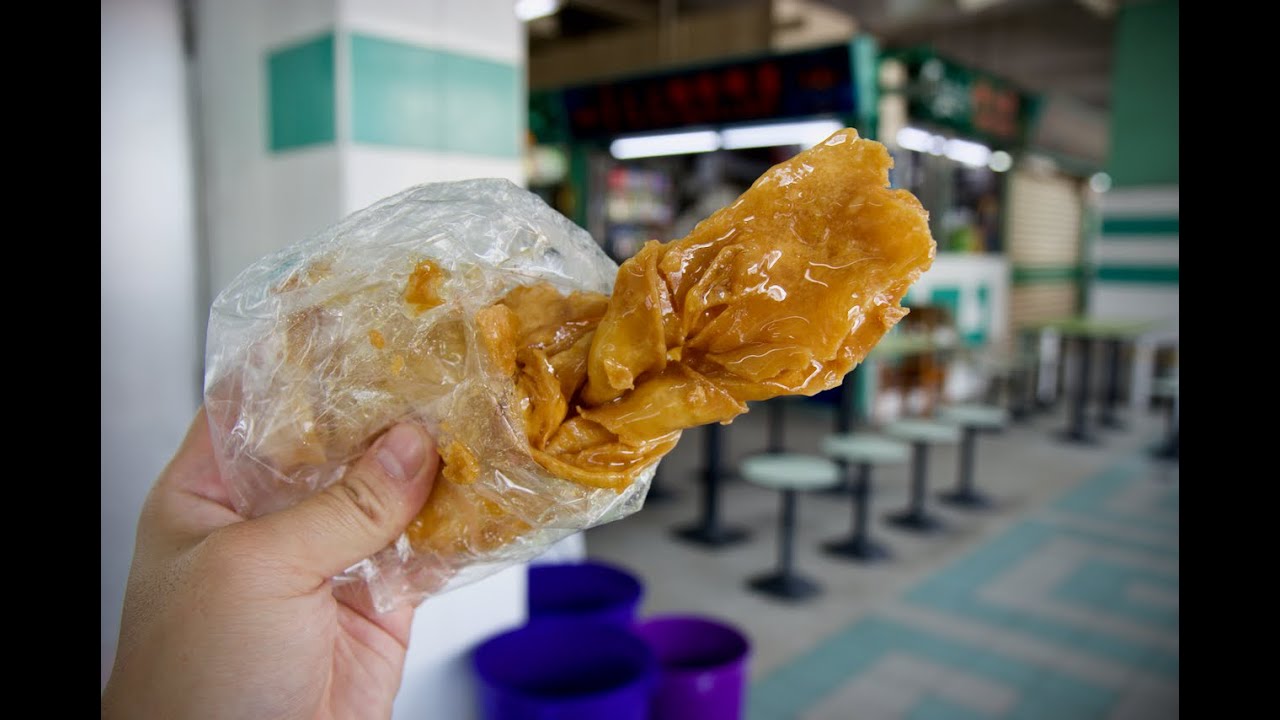 How to make the Cantonese dessert, Honey Twists (旦 散, Dàn sàn) (Singapore street food)