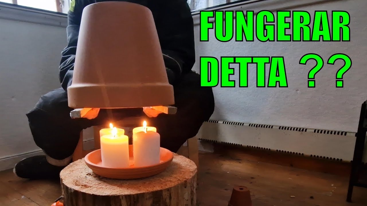 Kan man värma stugan med ljus?