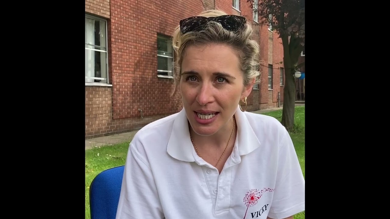 Vicky McClure and Our Dementia Choir perform at Nottingham City Hospital for Dementia Action Week