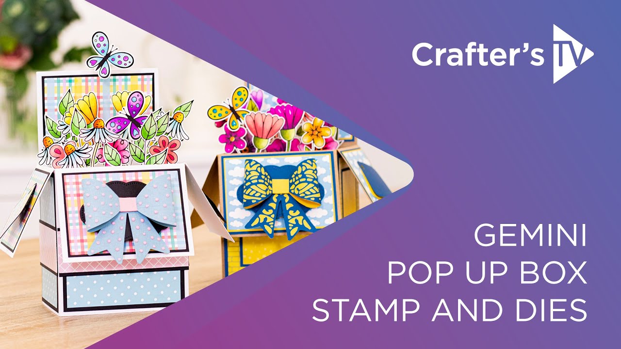 How to use Gemini Pop Up Box Stamp and Dies