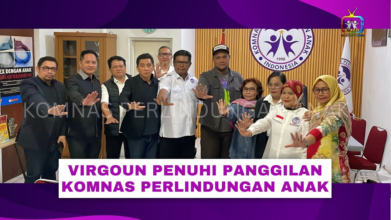 🔴EKSKLUSIF‼️VIRGOUN MEMENUHI UNDANGAN KLARIFIKASI KOMMAS PERLINDUNGAN ANAK