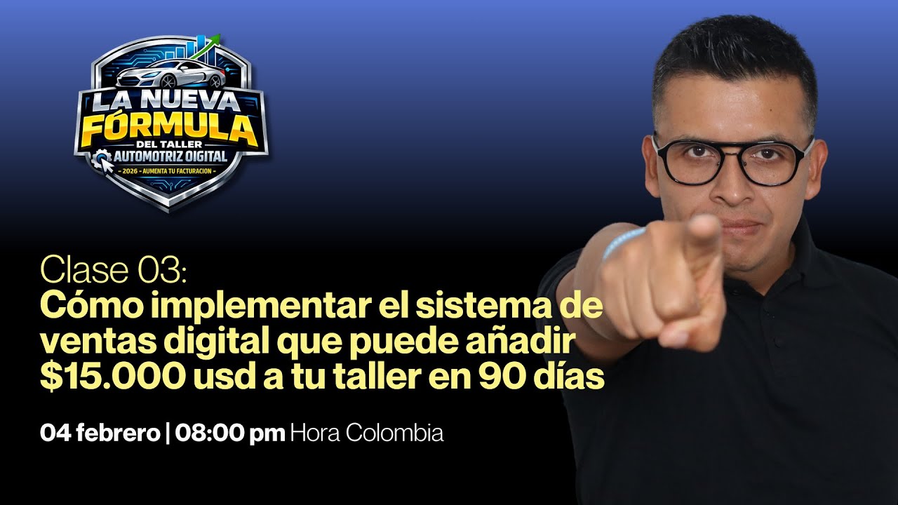 Cómo implementar el sistema de ventas digital que puede añadir $15.000 usd a tu taller en 90 días