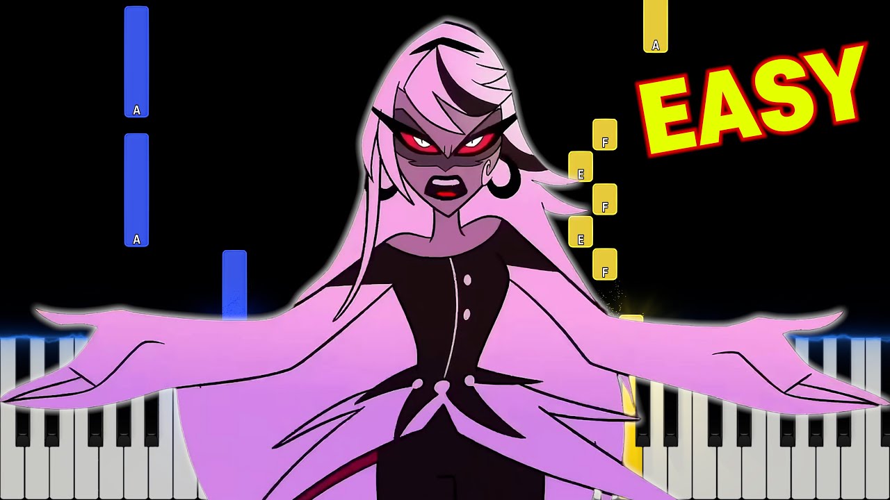 Out For Love - Hazbin Hotel | EASY Piano Tutorial + Sheet Link 🎵