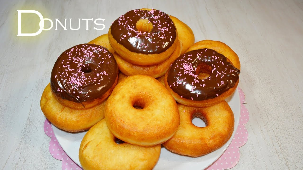 Receta f&aacute;cil  DONAS  esponjosas ROSQUILLAS