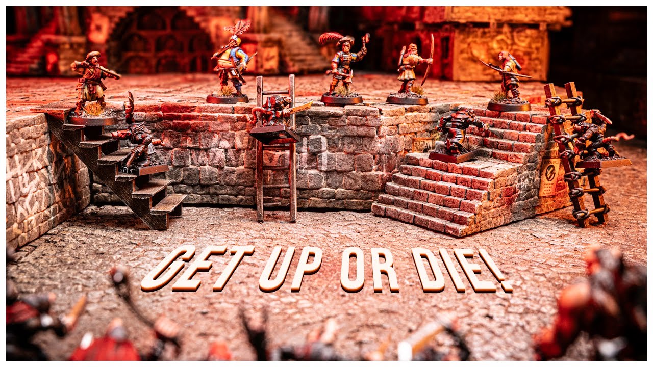 Modular STAIRS & LADDERS for MORDHEIM – Easy Wargaming Terrain!