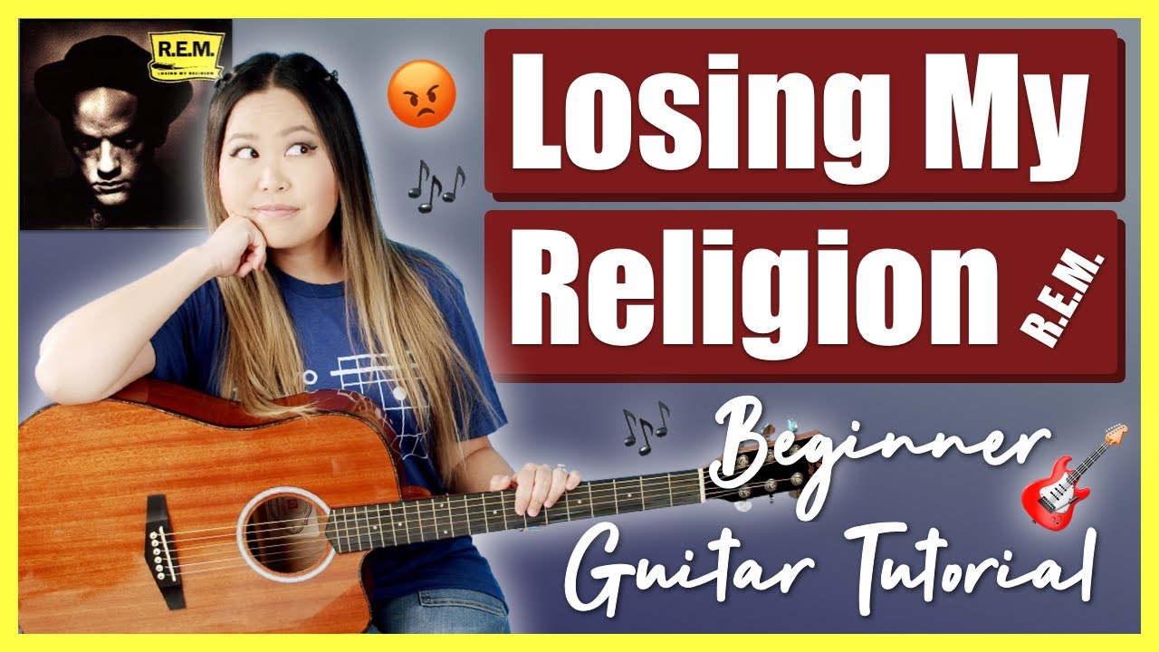 Losing My Religion — урок игры на гитаре для начинающих R.E.M. [Аккорды | Игра боем | Игра под фо...