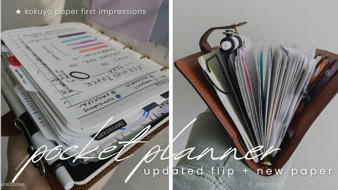 Get The Most From A Pocket Planner | First Impressions: Kokuyo Paper | LV PM Agenda | Plan With Bee